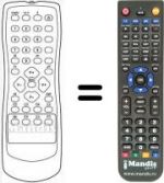 Telecomando equivalente Aeg RC1123703 / 00