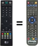 Telecomando equivalente LG 19LS4D