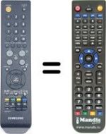 Telecomando equivalente Samsung LS26TDDSUV / EN
