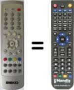 Telecomando equivalente Beko HDL3206S