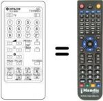 Telecomando equivalente Hitachi C33P900VT