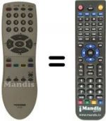 Telecomando equivalente CT-833
