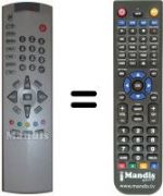 Telecomando equivalente Toshiba 14VL33E