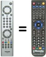 Telecomando equivalente Toshiba 23WLT56