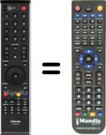 Telecomando equivalente Toshiba 40ZF355