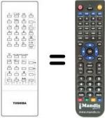 Telecomando equivalente Toshiba CT-9296