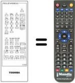 Telecomando equivalente Toshiba CT-9401