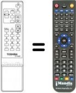 Telecomando equivalente Toshiba 2312-0387