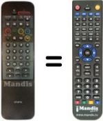 Telecomando equivalente CT-9712