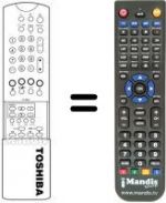 Telecomando equivalente Toshiba 2330-6234