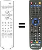Telecomando equivalente Goodmans 205N