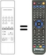 Telecomando equivalente Dual TV6303