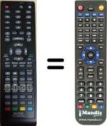Telecomando equivalente Denver TFD-2208 DVB-T