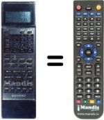 Telecomando equivalente Sanyo 3800EX