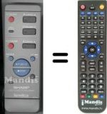 Telecomando equivalente Sharp VC-MH69GM