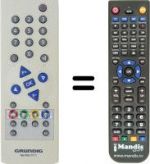 Telecomando equivalente Philips TP 751 C
