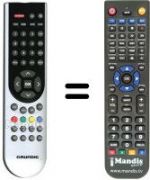 Telecomando equivalente Grundig RCH5J52