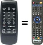 Telecomando equivalente Grundig GV6400HI-FI