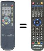 Telecomando equivalente REMCON1236