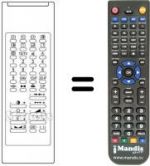 Telecomando equivalente Melectronic PP5500