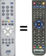 Telecomando equivalente JVC LT-26A80SU / H