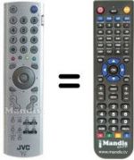 Telecomando equivalente JVC LT-32DA8BJ / Q