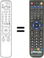 Telecomando equivalente Sony KDE-W50A11E