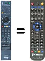 Telecomando equivalente REMCON673