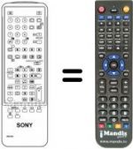 Telecomando equivalente Sony KVX-2130B