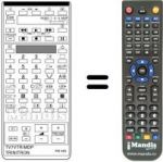 Telecomando equivalente Sony KV-C2530B