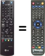 Telecomando equivalente LG DRT-389H