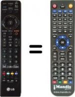 Telecomando equivalente LG 32LG4000-ZA