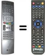 Telecomando equivalente LG 6710V00151E