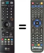 Telecomando equivalente LG M237WD