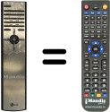 Telecomando equivalente LG RT34FB11RB