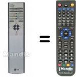 Telecomando equivalente LG 6710V00100U