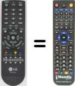 Telecomando equivalente LG 22LS4R