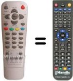 Telecomando equivalente REMCON641