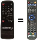 Telecomando equivalente Funai 21A-210
