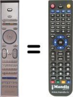 Telecomando equivalente Philips 50PF9631D / 10