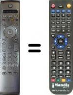 Telecomando equivalente Philips 30PF9975 / 12