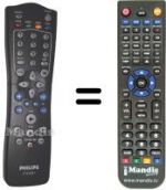 Telecomando equivalente Philips 21PV688 / 39