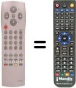 Telecomando equivalente Daewoo DWL28W8-100D