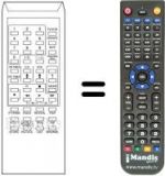 Telecomando equivalente RC1039E
