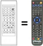 Telecomando equivalente RC1053E