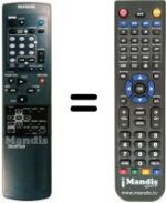Telecomando equivalente Aiwa HV-FX3800
