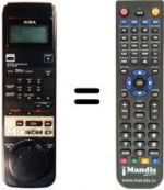 Telecomando equivalente Aiwa HV-G75