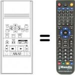Telecomando equivalente RC-V240B