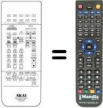 Telecomando equivalente RC-V74A