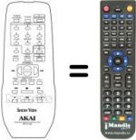Telecomando equivalente RC-X176E
